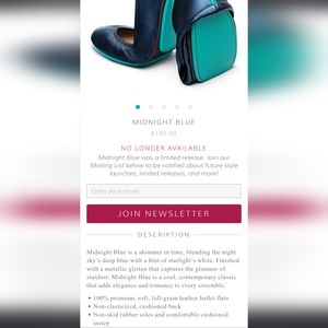 TIEKS size 10 like new midnight blue